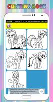 Coloring Book for My Little Pony الملصق