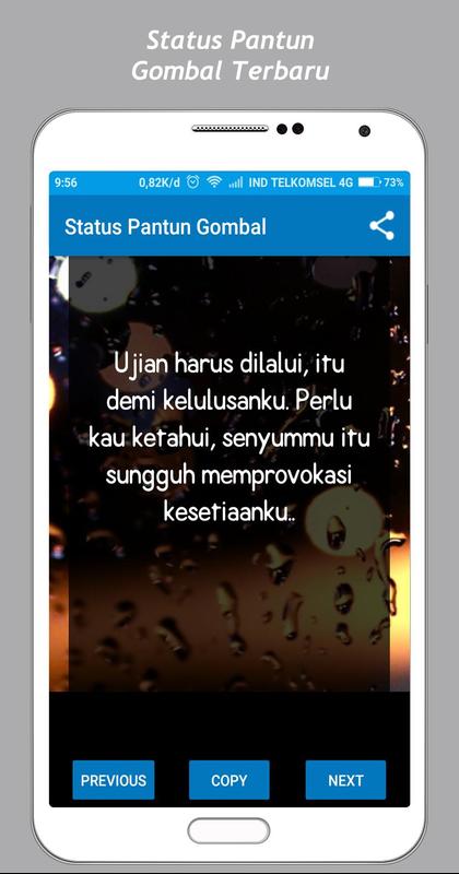 Pantun Gombal Status 40 For Android APK Download 8020 Pantun Gombal Maut Pantun Gombal Status 40 For Android APK Download 8020 Pantun Gombal Maut