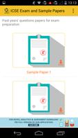 ICSE Sample Papers for exam capture d'écran 1