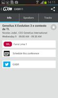 برنامه‌نما Encontro GeneXus Brasil عکس از صفحه
