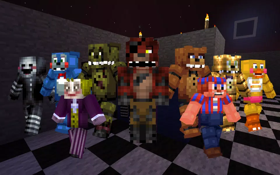 Withered Foxy Fnaf 2 Minecraft Skin