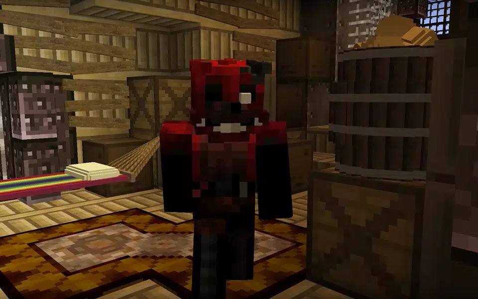 Withered Foxy (FNAF 2) Minecraft Skin