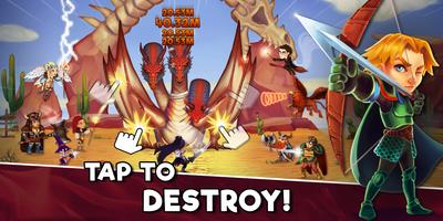 Taps Dragons - Clicker Heroes Fantasy Idle RPG اسکرین شاٹ 1