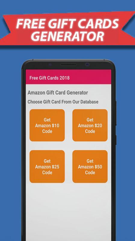 Gift Card Generator Free 2018 Working 100 For Android Apk Download - free roblox 25 dollar redeem card generator