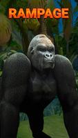 Rampage Gorilla relaxing adventure game 2018 ポスター