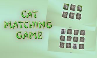 Cat Matching Game Affiche