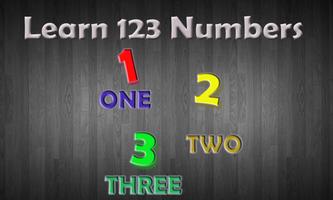 Learn 123 Numbers Cartaz