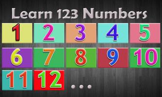 Learn 123 Numbers اسکرین شاٹ 1