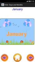 Learn Days and Months for Kids ภาพหน้าจอ 3