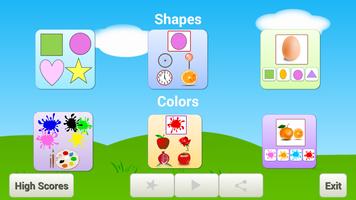 Shapes and Colors الملصق