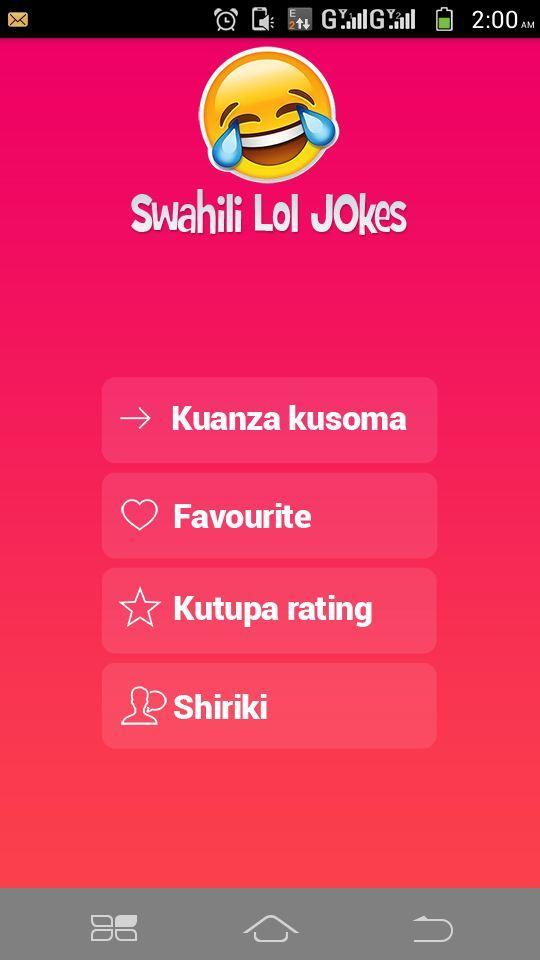 Descarga de APK de Swahili Lol Jokes para Android Descarga de APK de Swahili Lol Jokes para Android