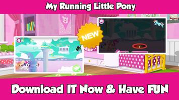 My Running Little Pony Plakat