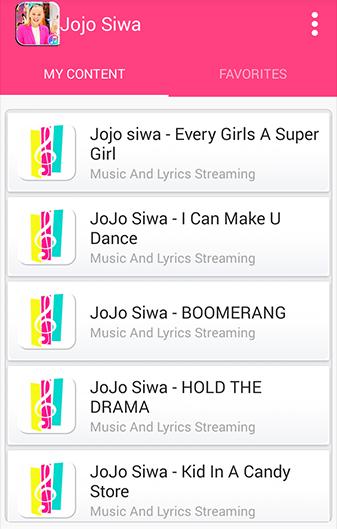 All Songs Jojo Siwa - Every Girl's Songs পোস্টার.
