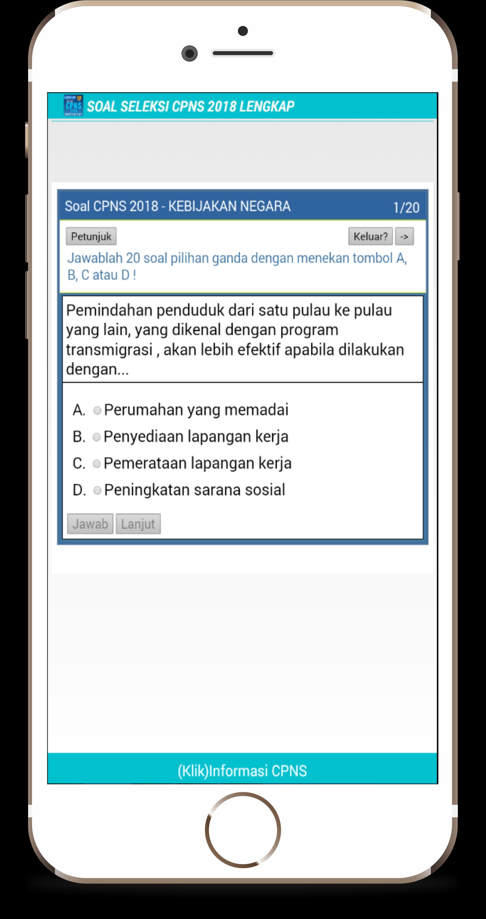 View Soal Cpns Lengkap Dengan Kunci Jawaban Background