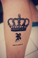 Crown Tattoos Affiche