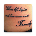 Family Tattoos ไอคอน