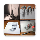 3D Drawing on Paper icône