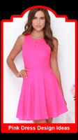 Pink Dress Design Ideas Affiche
