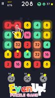 Evenup - Connect The Squares Maths Puzzle Game ภาพหน้าจอ 1