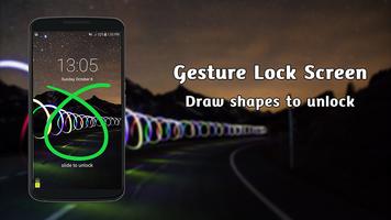 New Gesture Lock Screen 2017 تصوير الشاشة 1