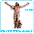 Photo with Jesus icon