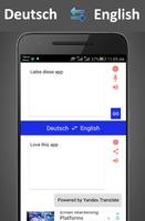 Deutsch ins Englisch übersetzen 截图 1