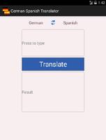 German Spanish Translator 海報