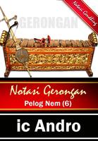 Notasi Gerongan Pelog Nem poster