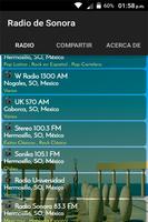 Radios de Sonora México Plakat