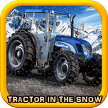 Tractor Drive: Wood Cargo Snowy Farm Roads