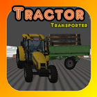 Tractor Drive: Transport Cargo Cow, Tree and Hay-icoon