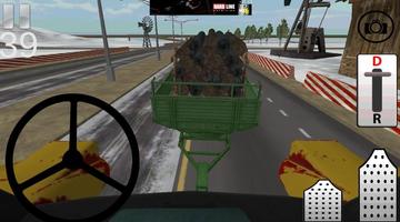 Tractor Drive: Transport Cargo Cow, Tree and Hay screenshot 3