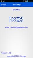 EncrMSG - Message Encrypter Affiche