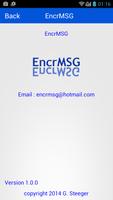 EncrMSG - Message Encrypter پوسٹر