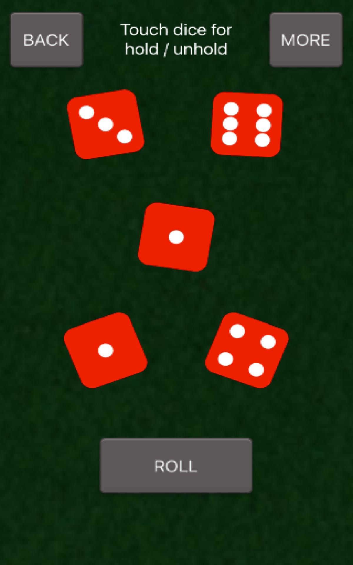 Dice Roll Casino game. Roll dice app. Cheat dice.
