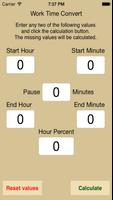 Work Time Convert الملصق