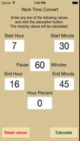 Work Time Convert تصوير الشاشة 1