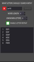 WordFinder - Anagram poster