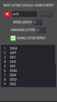 WordFinder - Anagram screenshot 1