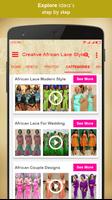 Creative African Lace Styles Designs capture d'écran 1