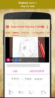 Easy Anime Drawing Tutorials Affiche