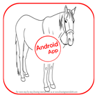 Como desenhar cavalos ícone