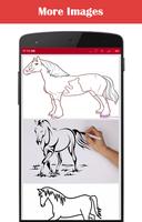 كيفية رسم الخيول تصوير الشاشة 1
