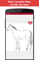 How to Draw Horses capture d'écran 2