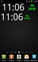 ClockWidget 4x1 5x1 Affiche