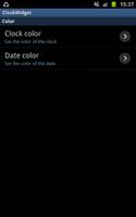 ClockWidget 4x1 5x1 capture d'écran 1