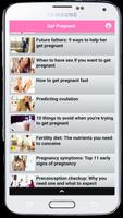 Tips To Get Pregnant Faster Guide تصوير الشاشة 2