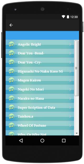 Higurashi No Naku Koro Ni 歌曲和完整的歌詞安卓下载 安卓版apk 免费下载