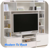 moderne TV-Rack-Design Zeichen