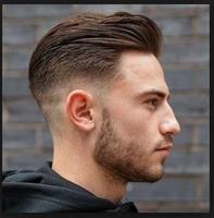 trendy male hairstyle poster